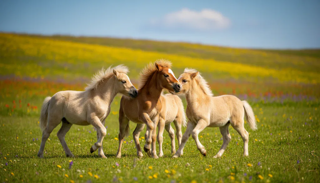 Süß Mini Shetty Fohlen