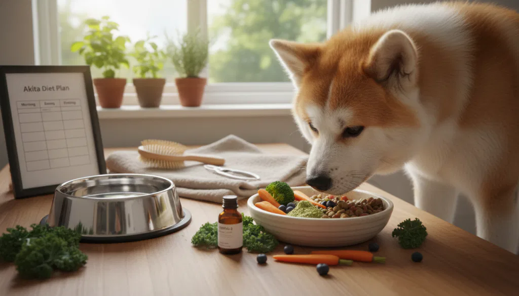 Akita Inu Ernährung und Pflege