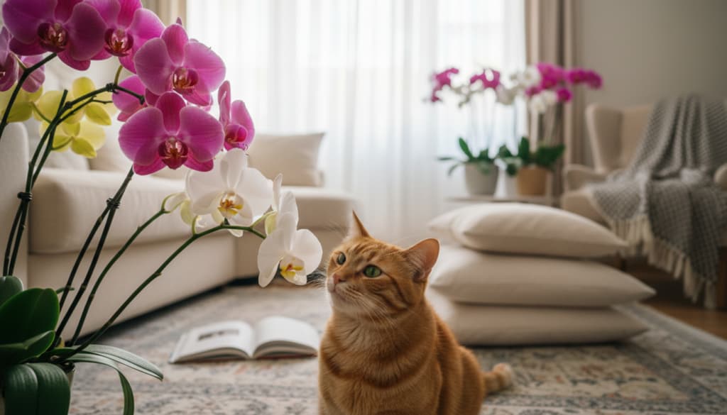 Orchideen giftig für Katzen